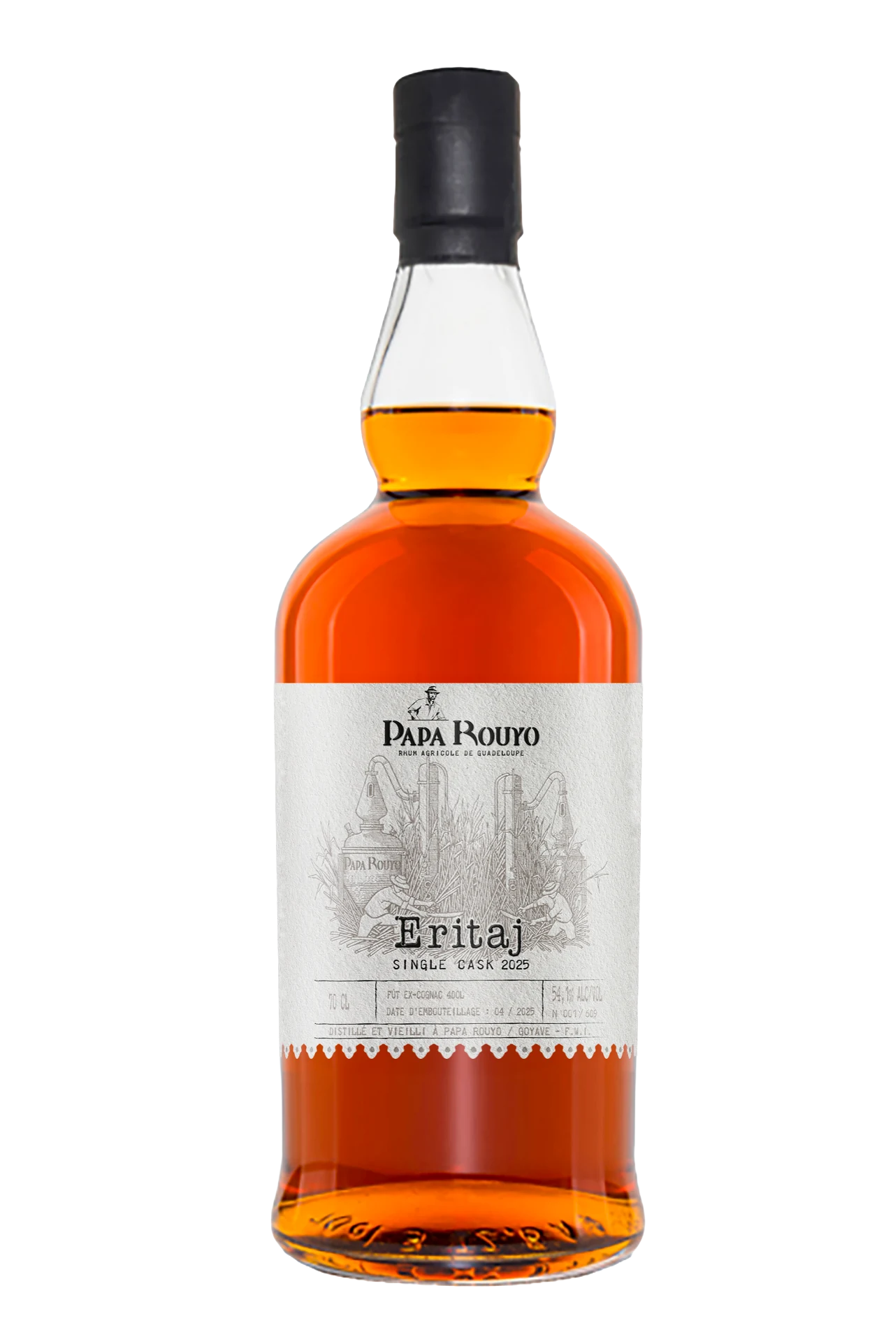 Papa Rouyo Éritaj Single Cask 2025, 54.1%