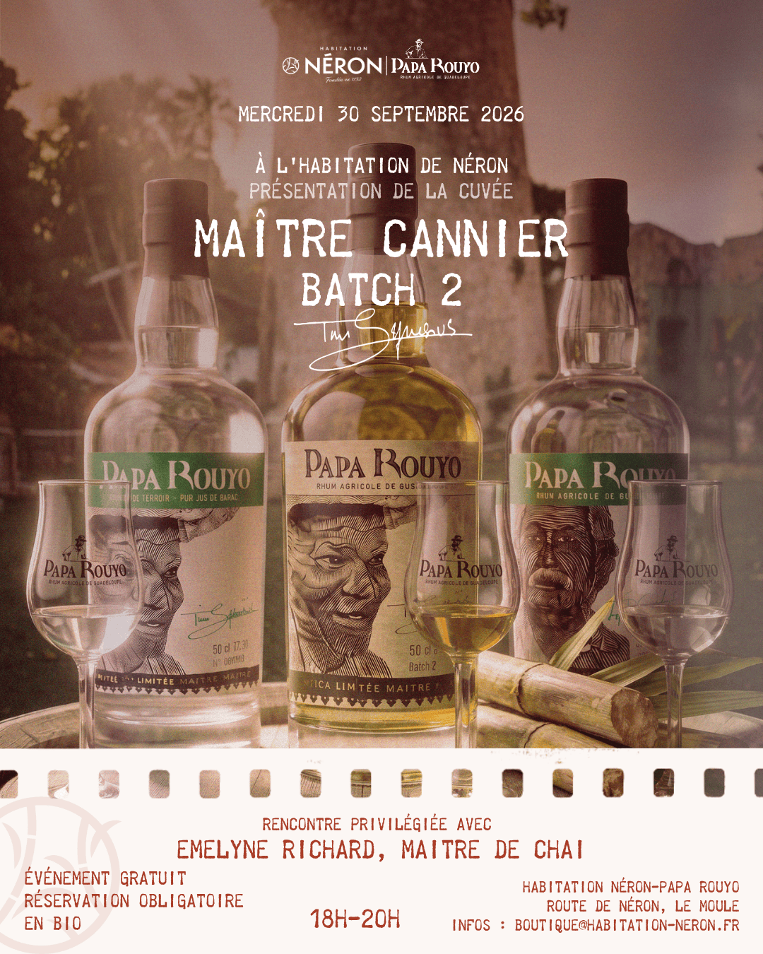 Présentation de la cuvée Maître Cannier, mercredi 30 septembre 18h-20h
