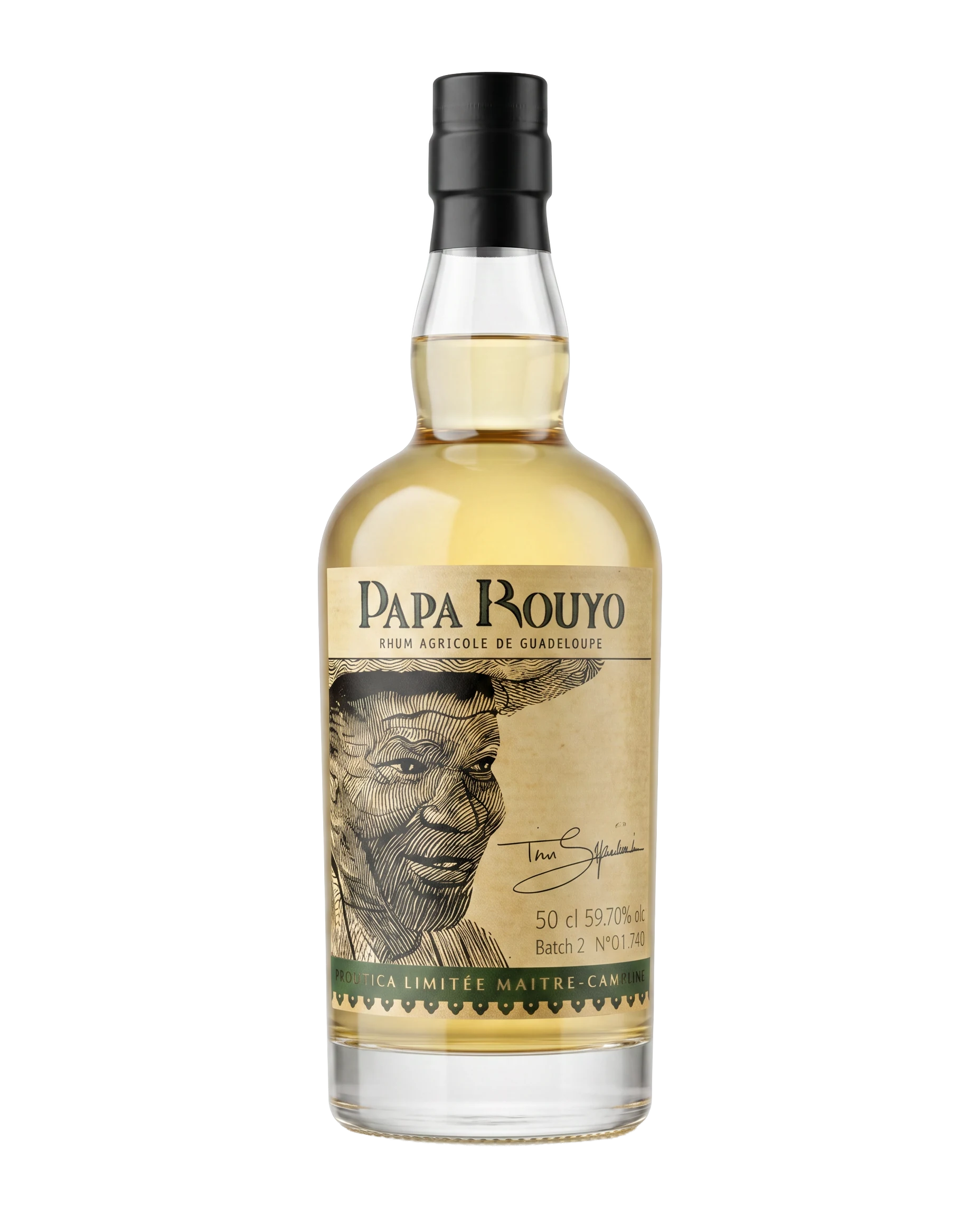 Papa Rouyo Maître-Cannier 2026 white agricole rum, 59.70%