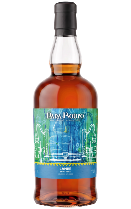 Rhum vieux agricole Papa Rouyo Lanbé, 3 ans, 68 %