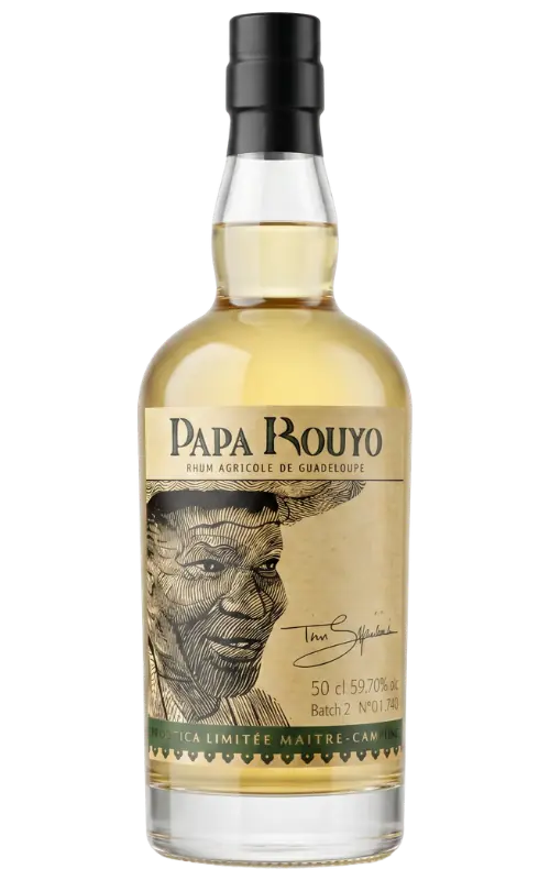 Rhum agricole blanc Papa Rouyo Maître-Cannier 2026, 59,70 %