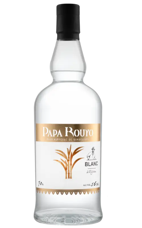 Rhum agricole blanc Papa Rouyo Le Rejeton, 56 %