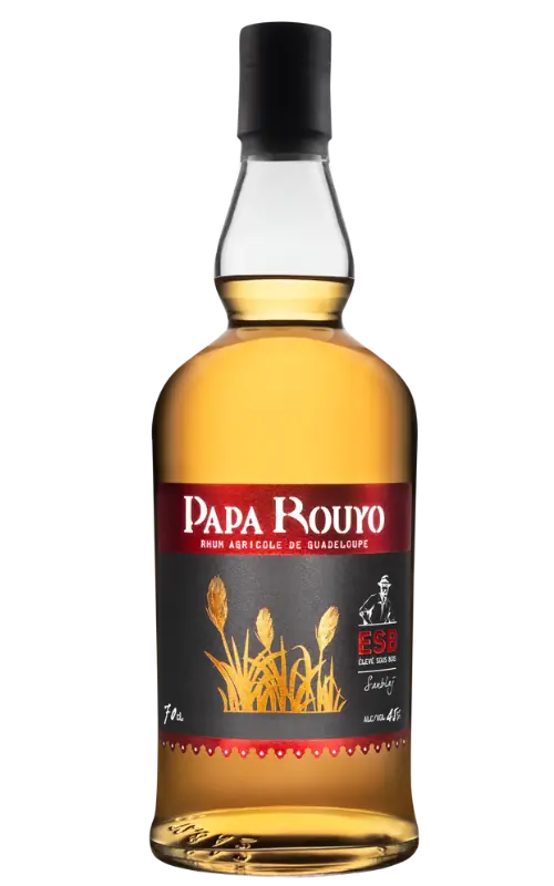 Rhum Papa Rouyo Sanblaj élevé sous bois, 48,5 %