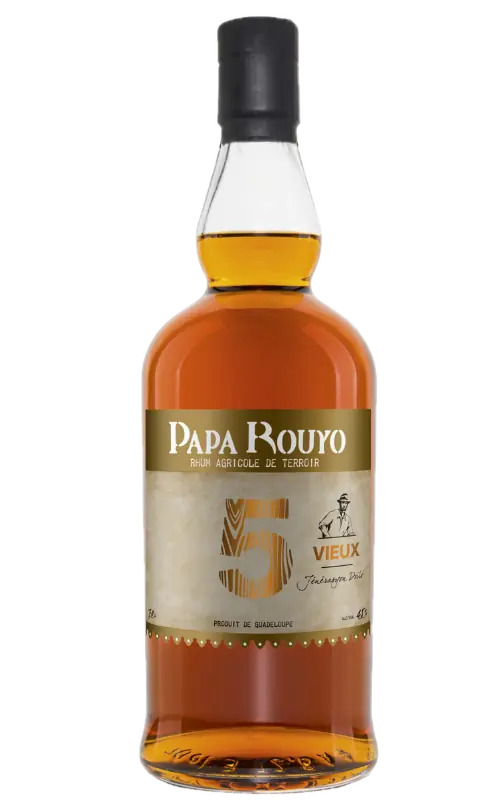 Rhum vieux Papa Rouyo Jénérasyon Doilo, 5 ans, 45 %